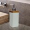 Stainless Steel Soap Dispenser Pump Bottle | Bathroom & Kitchen | Holds Soap, Lotion & Sanitizer | Stone